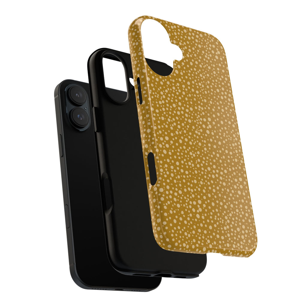 Gold Speckled Pattern Phone Case | Tough Case