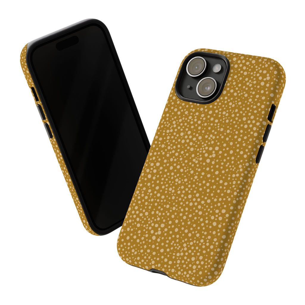 Gold Speckled Pattern Phone Case | Tough Case