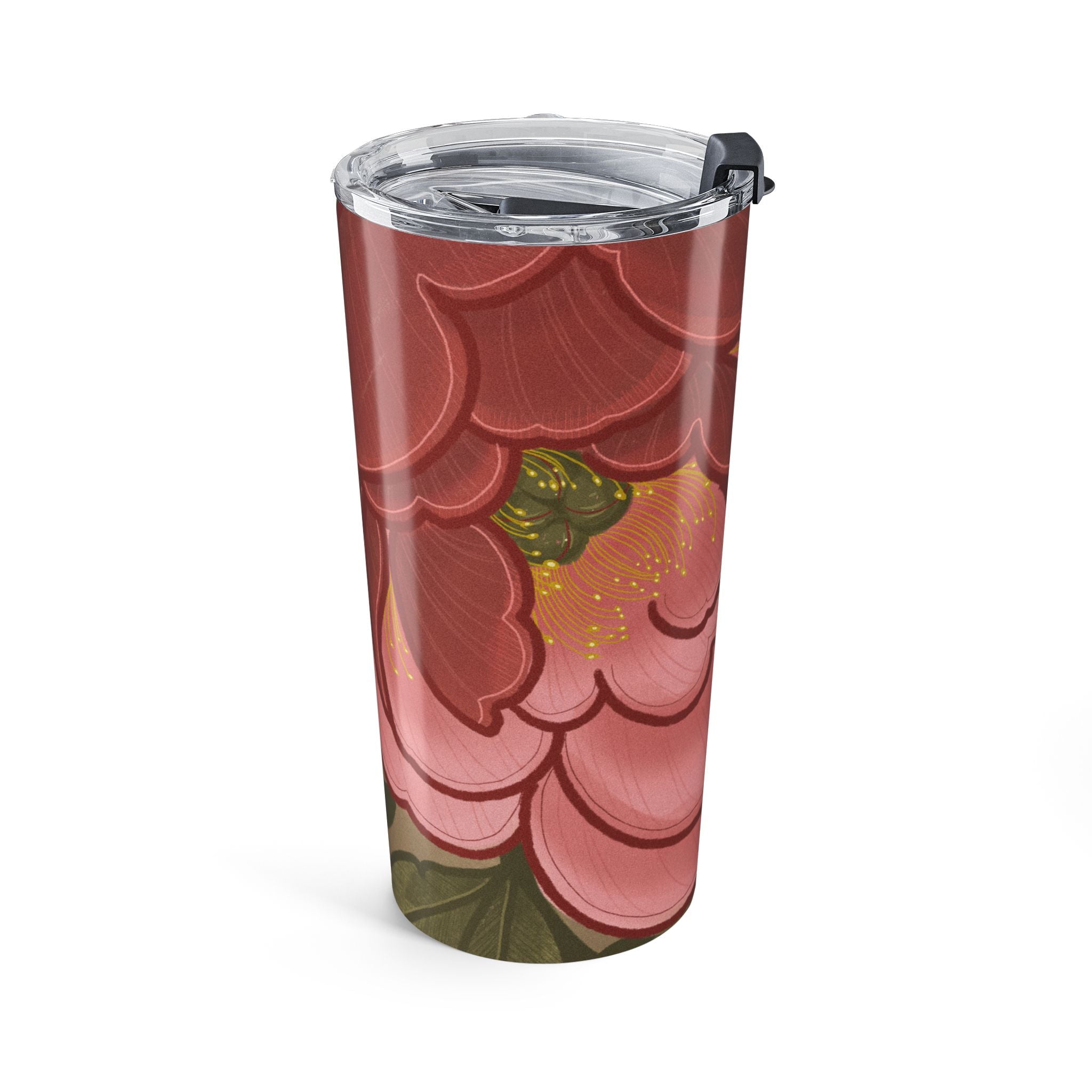 Floral 20oz Tumbler - Vintage Pink Peony Insulated Travel Cup