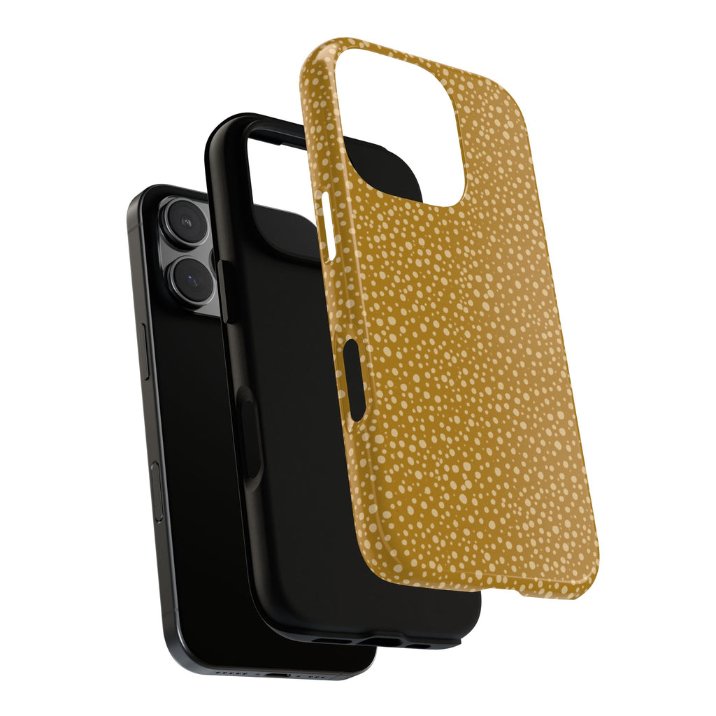 Gold Speckled Pattern Phone Case | Tough Case