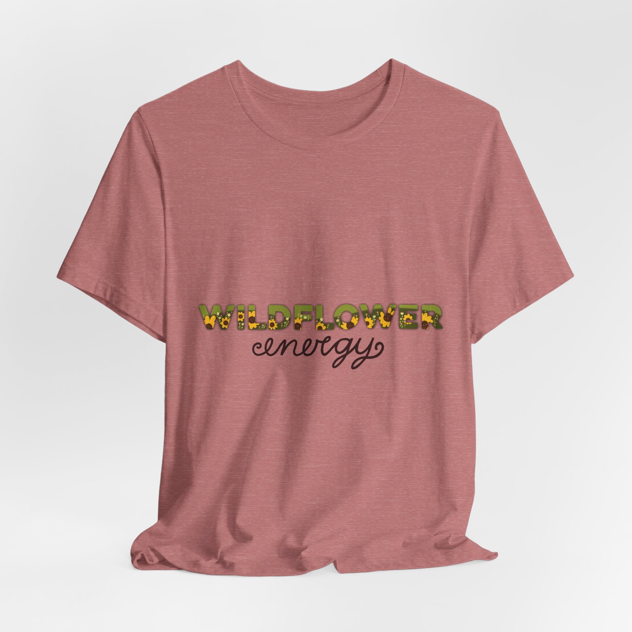 Wildflower Energy T‑Shirt — Floral Graphic Tee