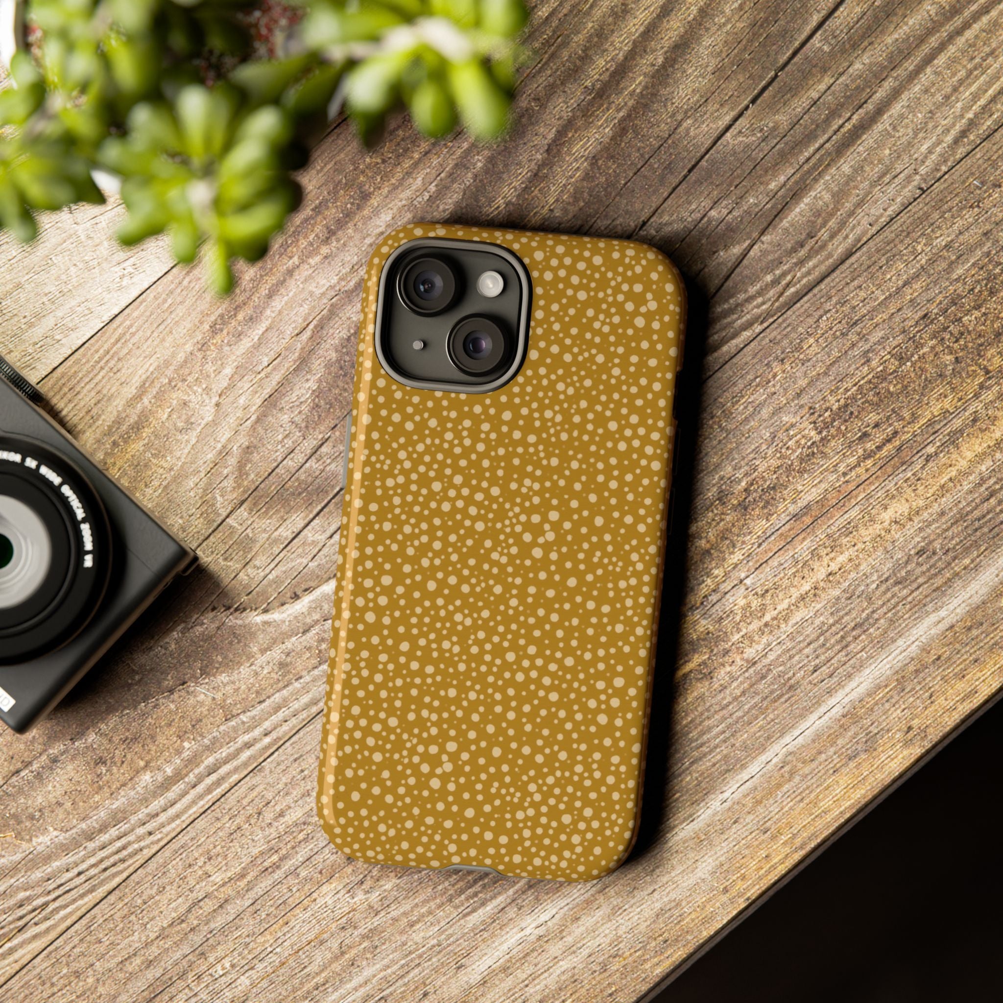 Gold Speckled Pattern Phone Case | Tough Case