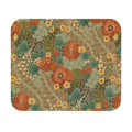 Autumn Meadow Floral Mouse Pad — Vintage Rust & Sage Desk Mat