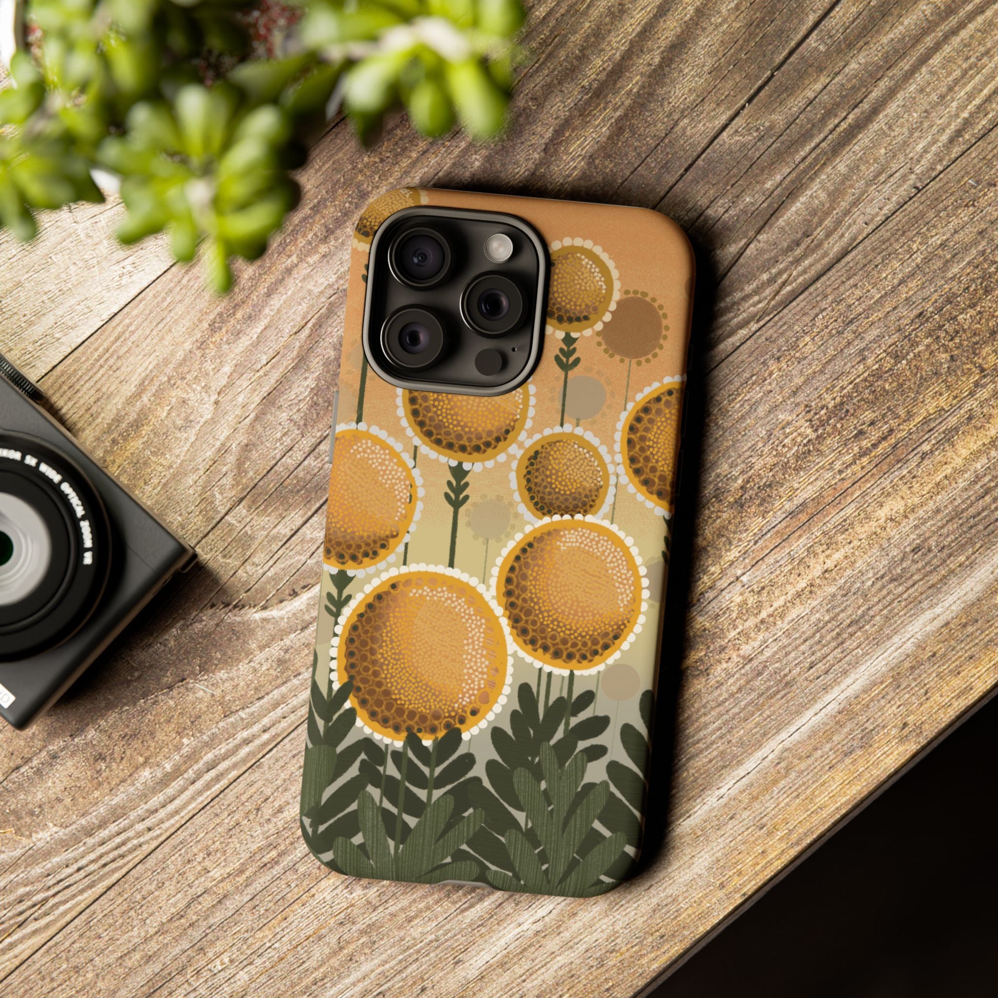 Sunflower Meadow Phone Case — Protective Floral iPhone Cover