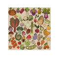 Cute Kawaii Vegetables Towel — Playful Garden Produce Print