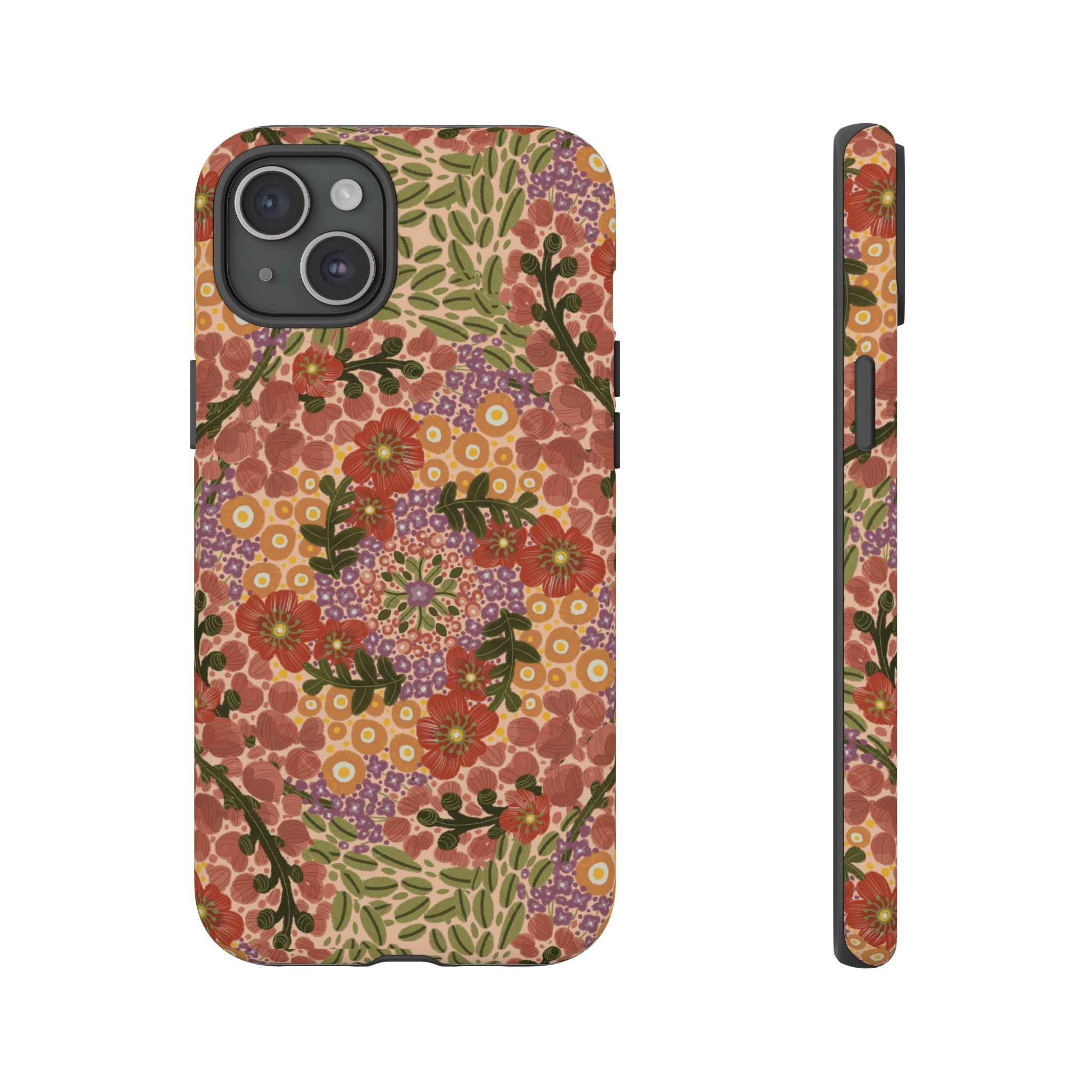 Vintage Floral Mandala phone case | Tough Cases