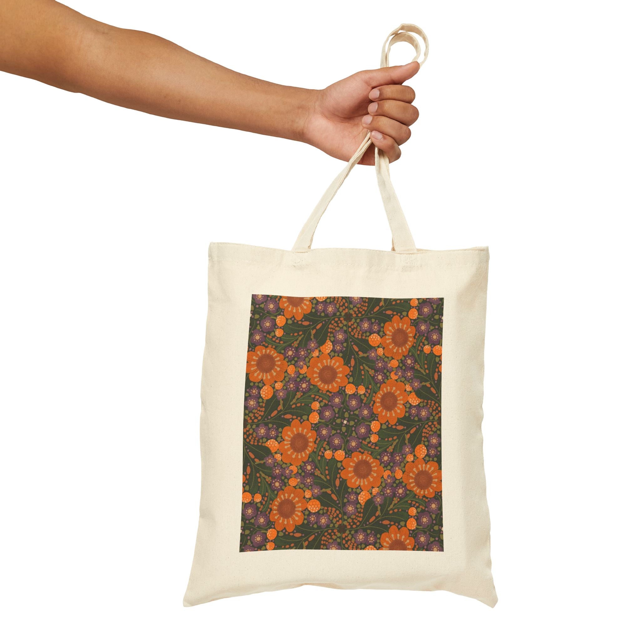 Sunflower Fall Pattern Tote Bag