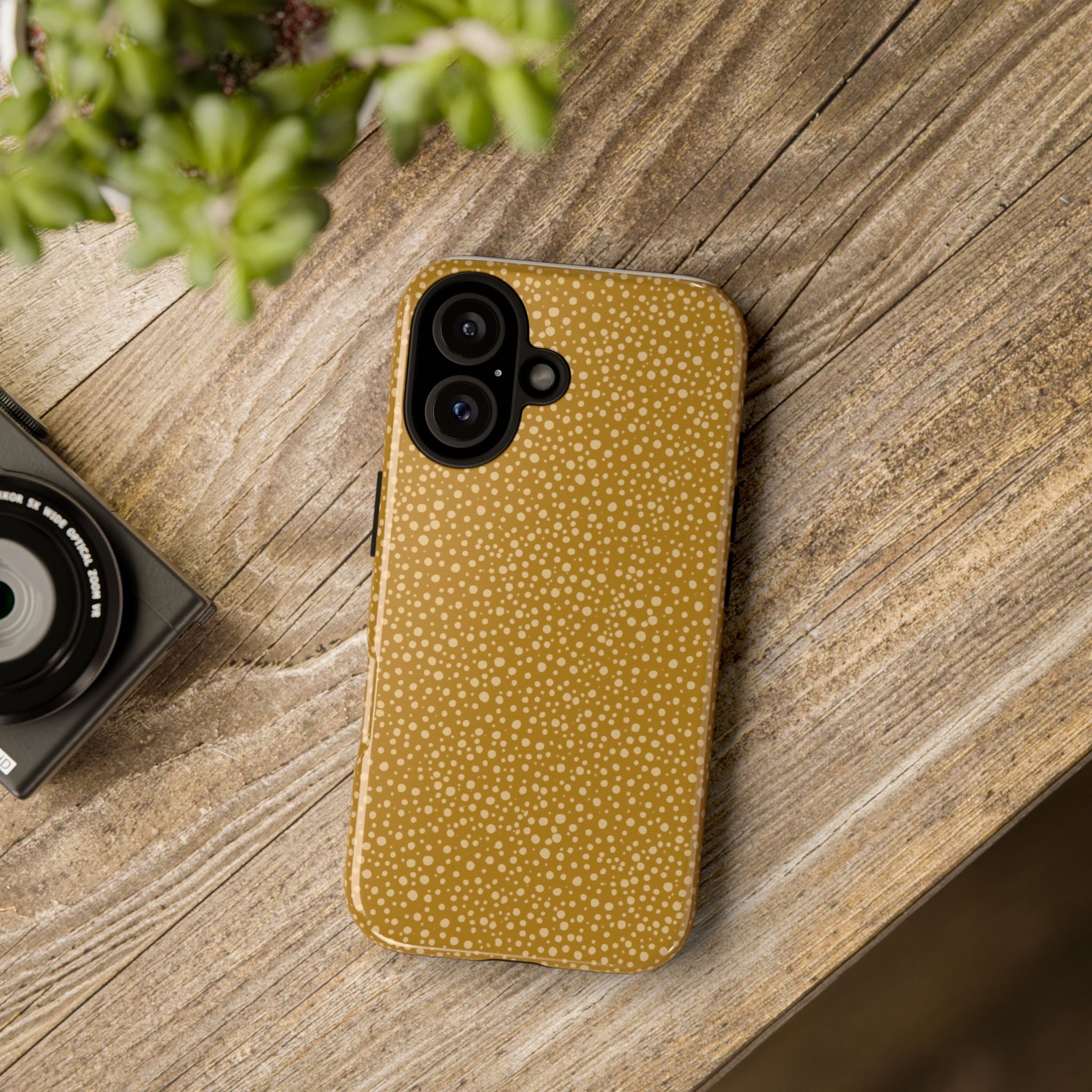 Gold Speckled Pattern Phone Case | Tough Case