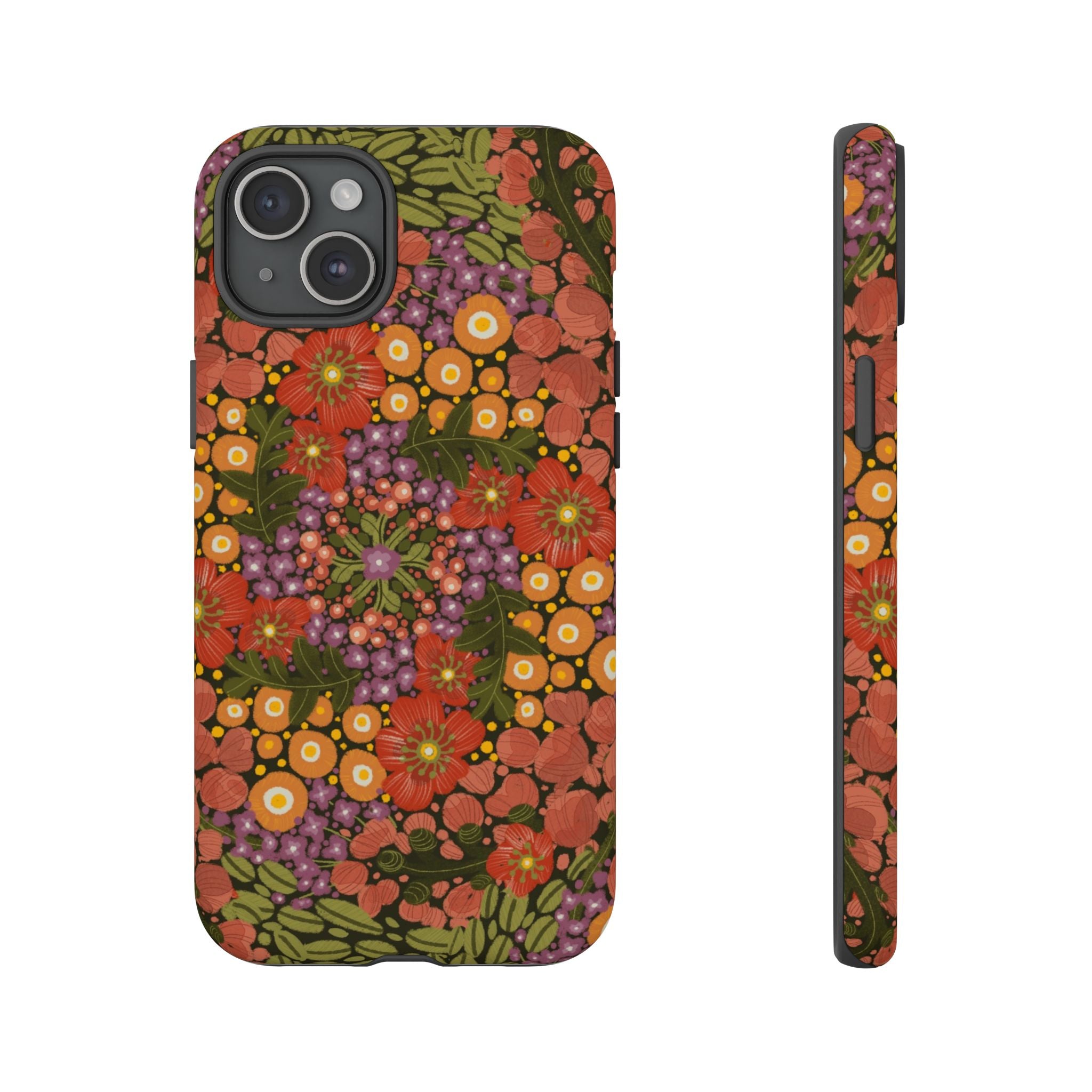 Vintage Floral Pattern Phone Case | Tough Case