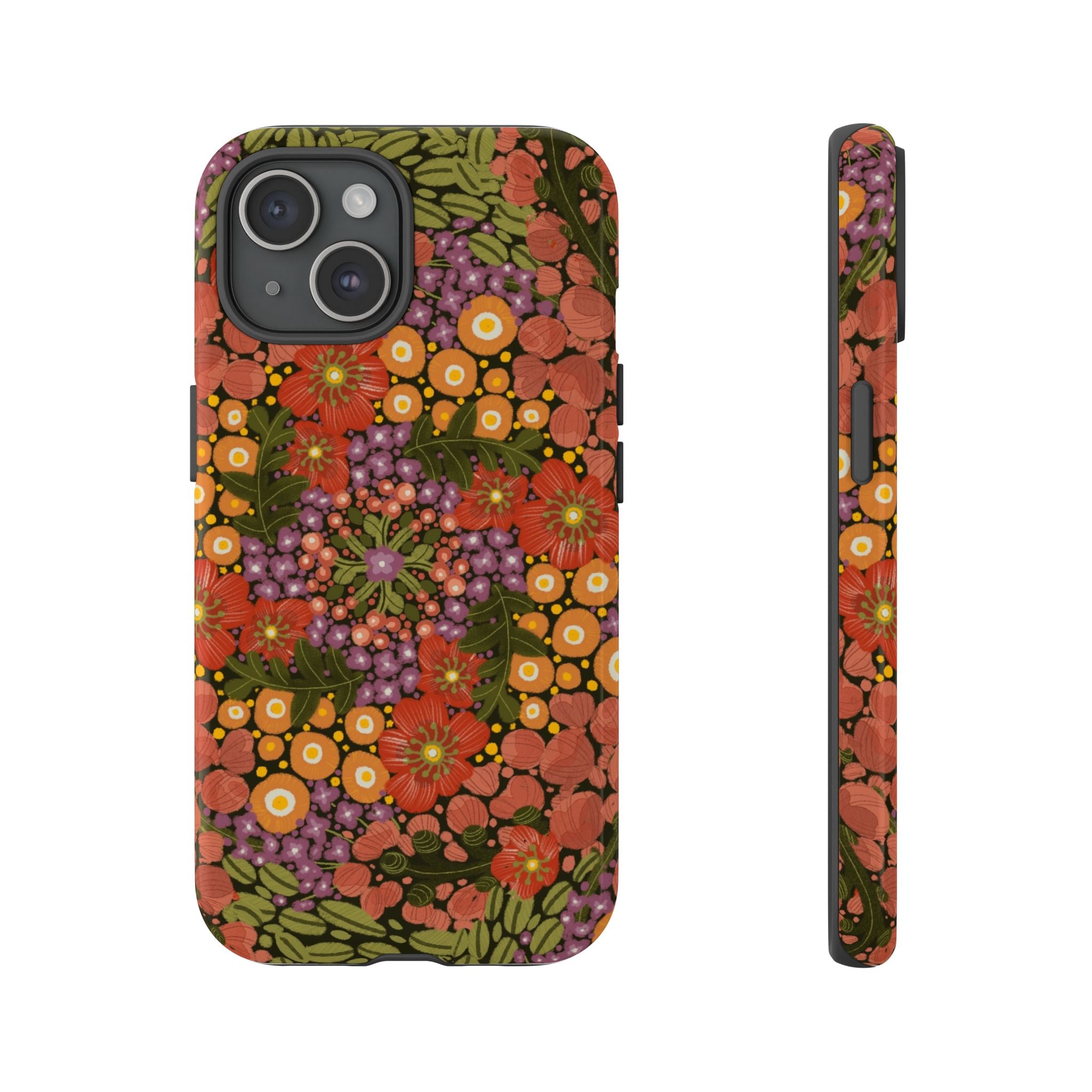 Vintage Floral Pattern Phone Case | Tough Case