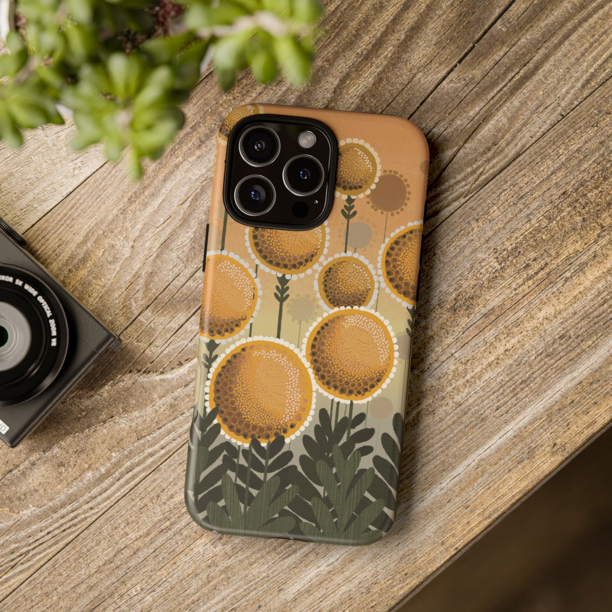 Sunflower Meadow Phone Case — Protective Floral iPhone Cover