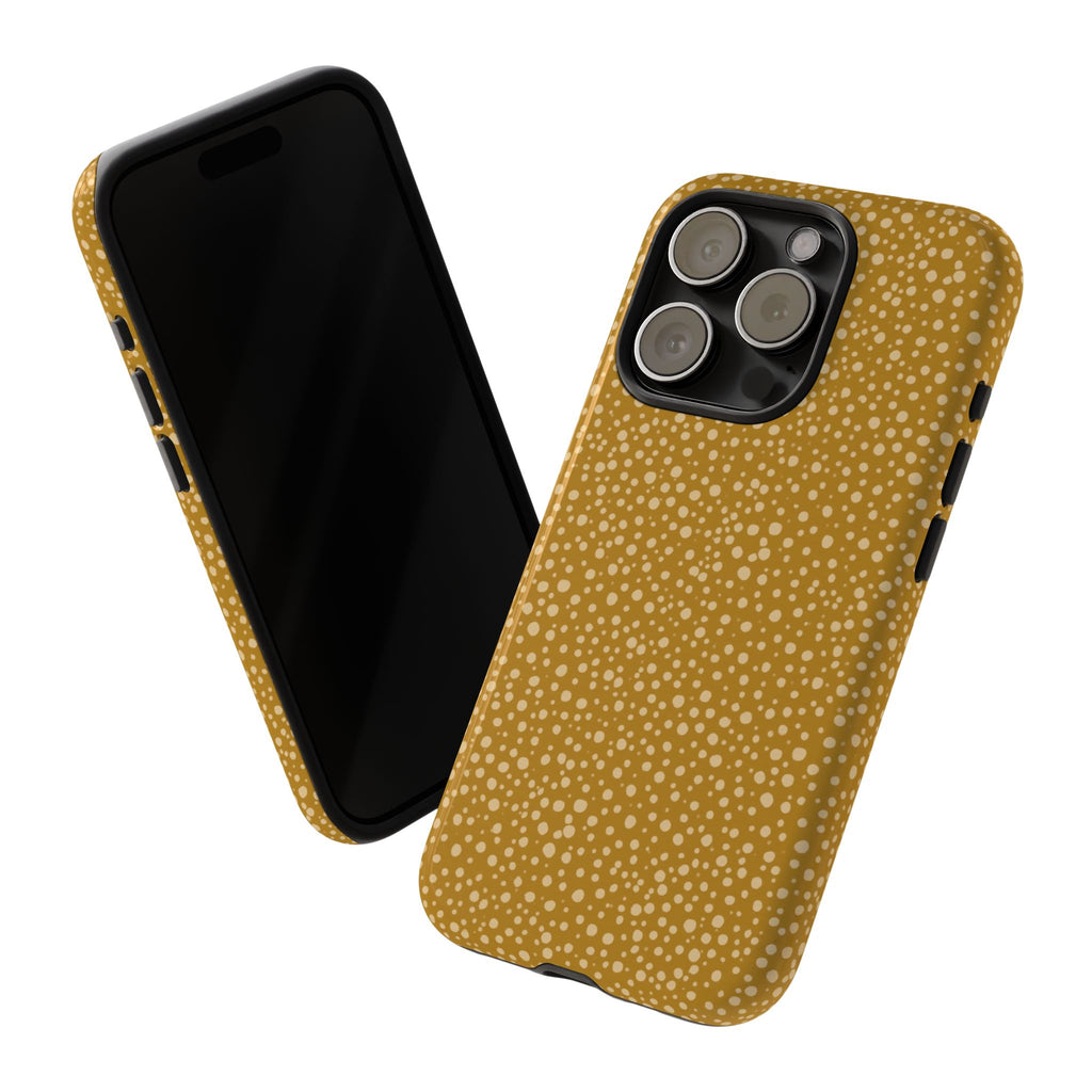 Gold Speckled Pattern Phone Case | Tough Case