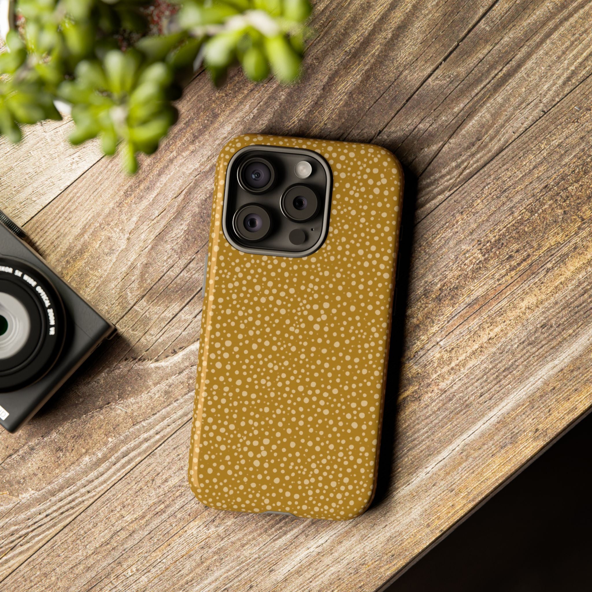 Gold Speckled Pattern Phone Case | Tough Case