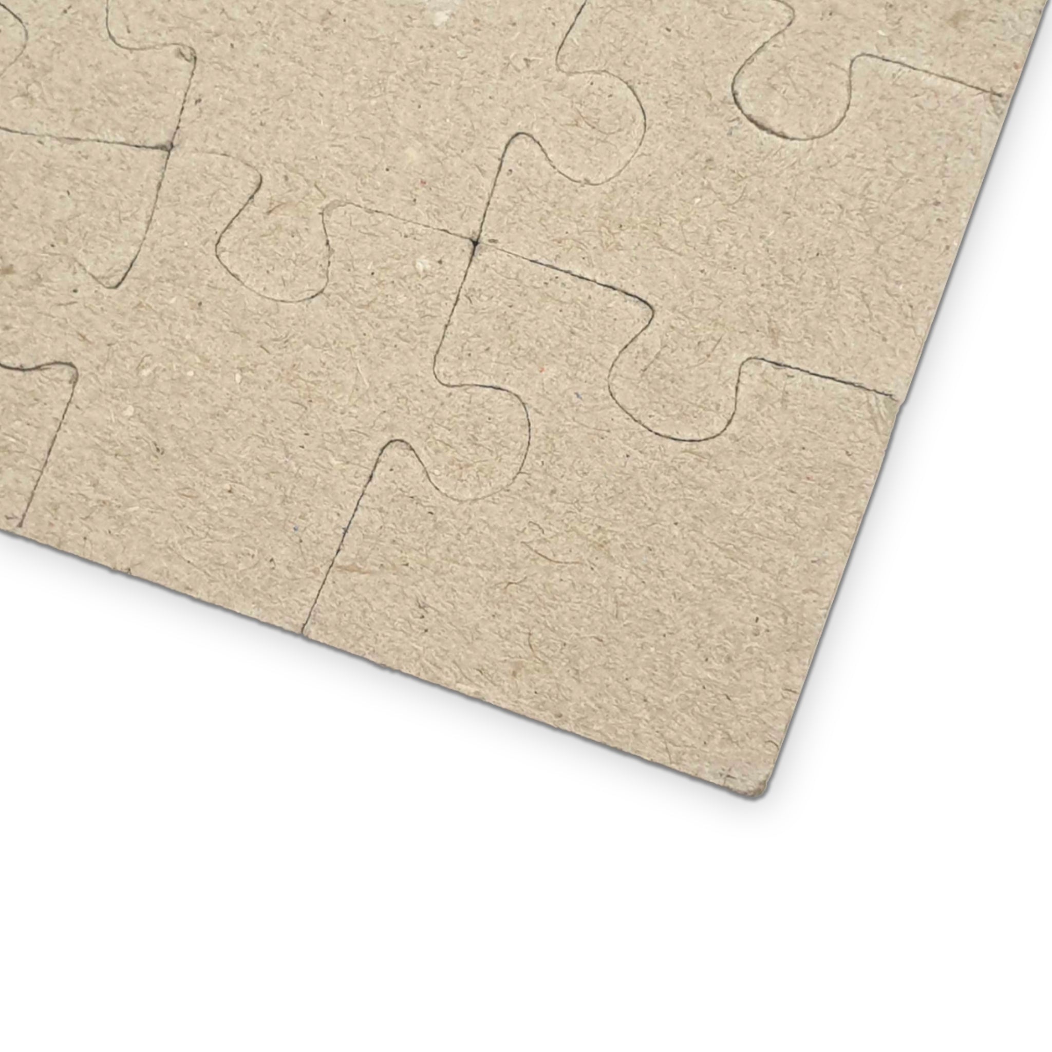 Floral Retro Jigsaw Puzzle — Vintage Orange & Olive Botanical Pattern (110–1014 pcs)