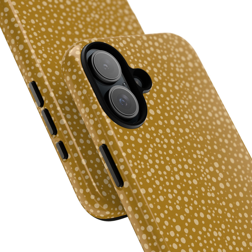 Gold Speckled Pattern Phone Case | Tough Case
