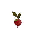 Cute beetroot Sticker — Kawaii Vegetable Laptop Decal (Kiss-Cut)