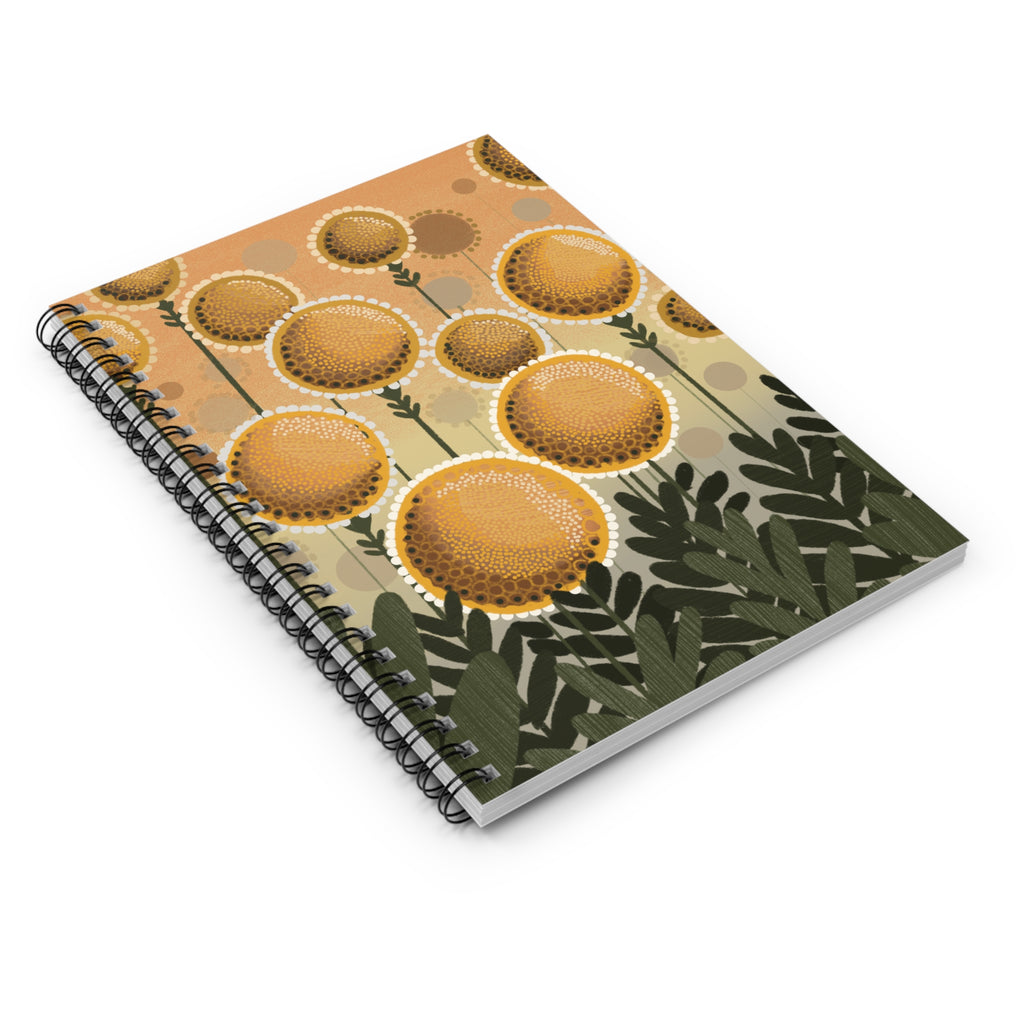 Dandelion Meadow Spiral Notebook — Ruled Journal for Notes & Sketches
