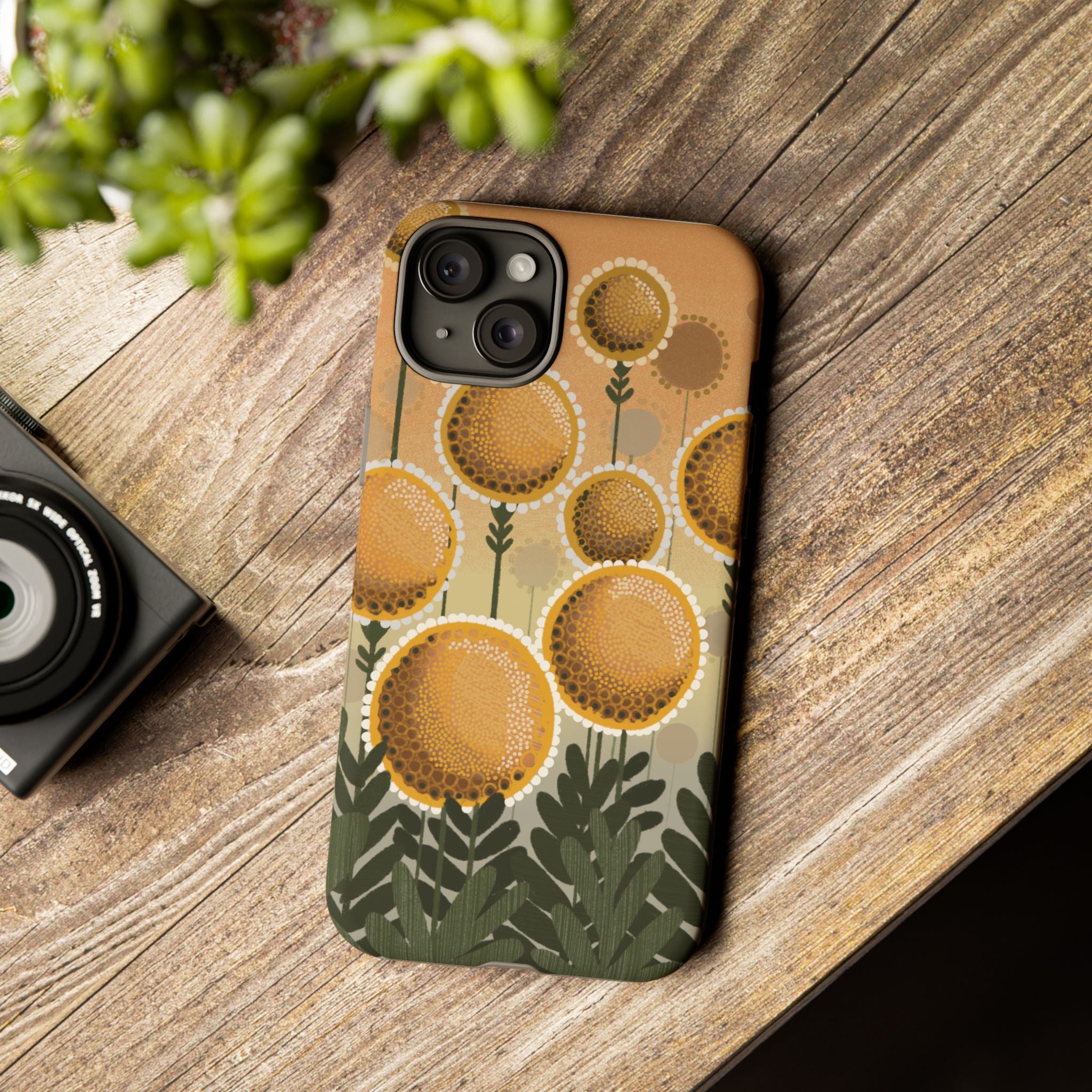Sunflower Meadow Phone Case — Protective Floral iPhone Cover