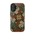 Autumn Floral Kaleidoscope Phone Case | Vintage Botanical Pattern