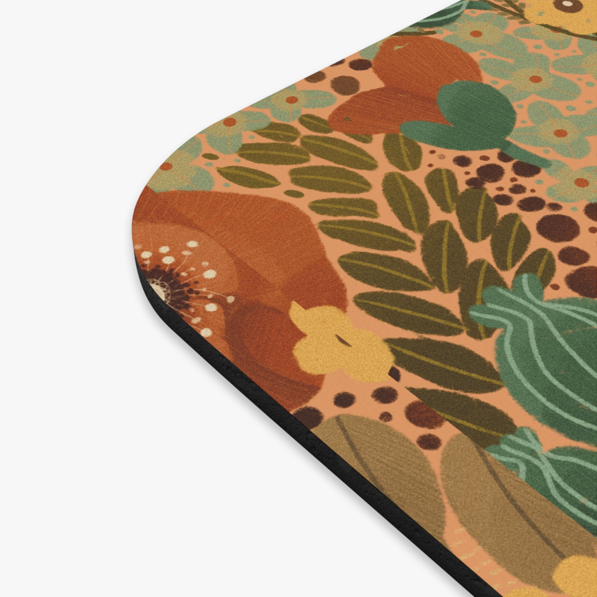 Autumn Meadow Floral Mouse Pad