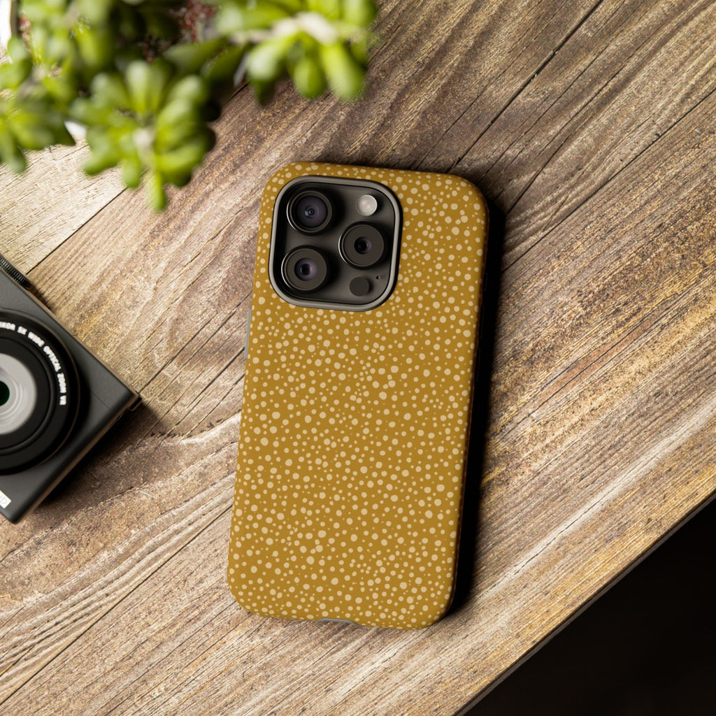 Gold Speckled Pattern Phone Case | Tough Case