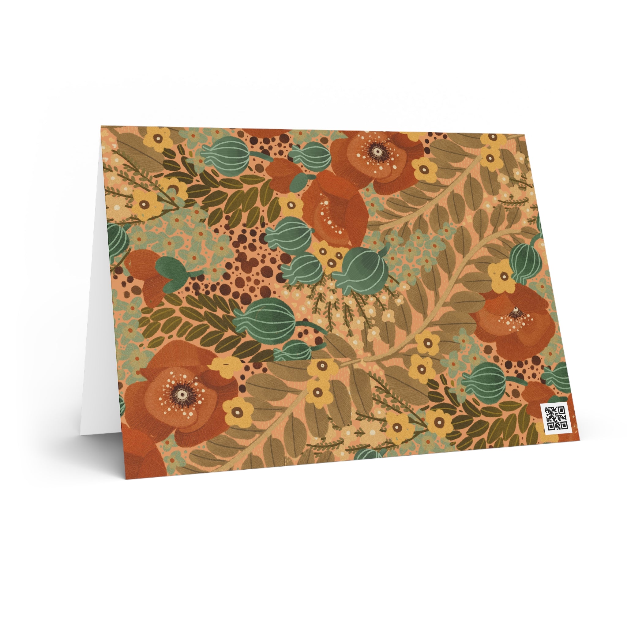 Floral Autumn Bouquet Greeting Card