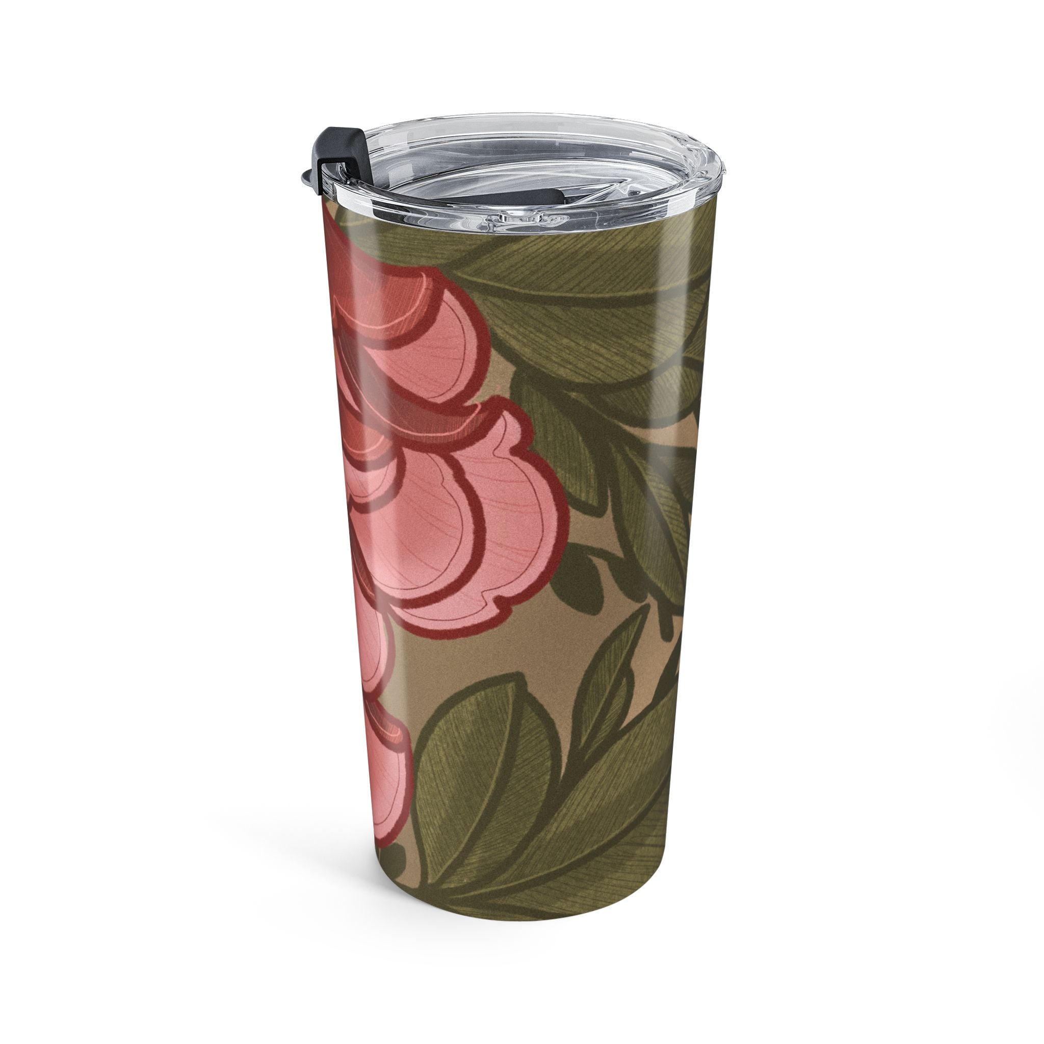 Floral 20oz Tumbler - Vintage Pink Peony Insulated Travel Cup