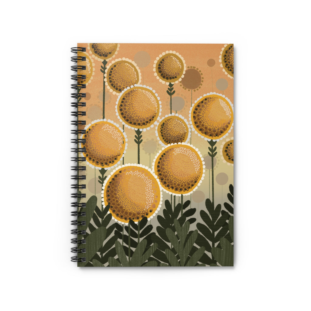 Dandelion Meadow Spiral Notebook — Ruled Journal for Notes & Sketches