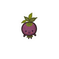 Cute blueberry Sticker — Kawaii Fruit Laptop Decal (Kiss-Cut)