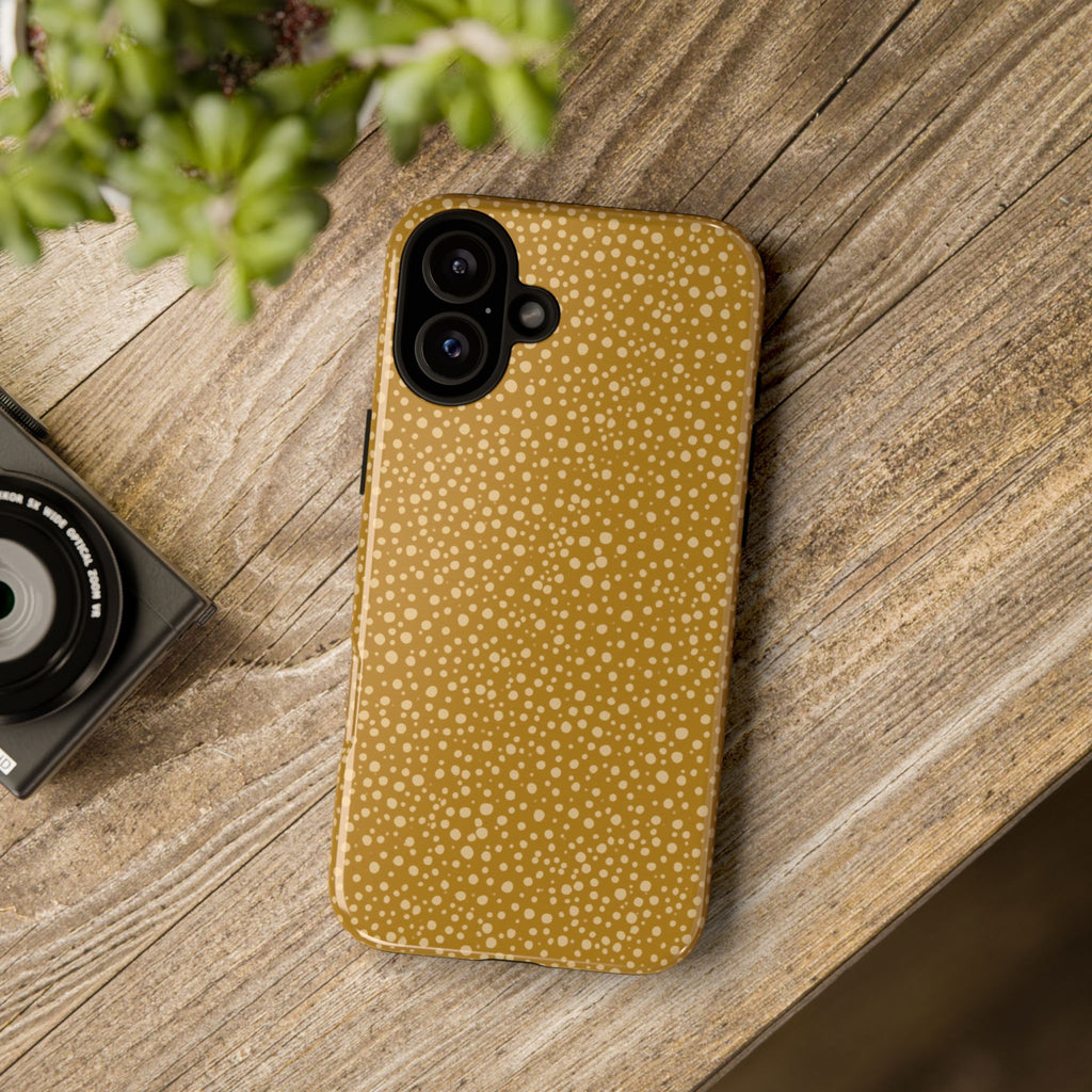 Gold Speckled Pattern Phone Case | Tough Case