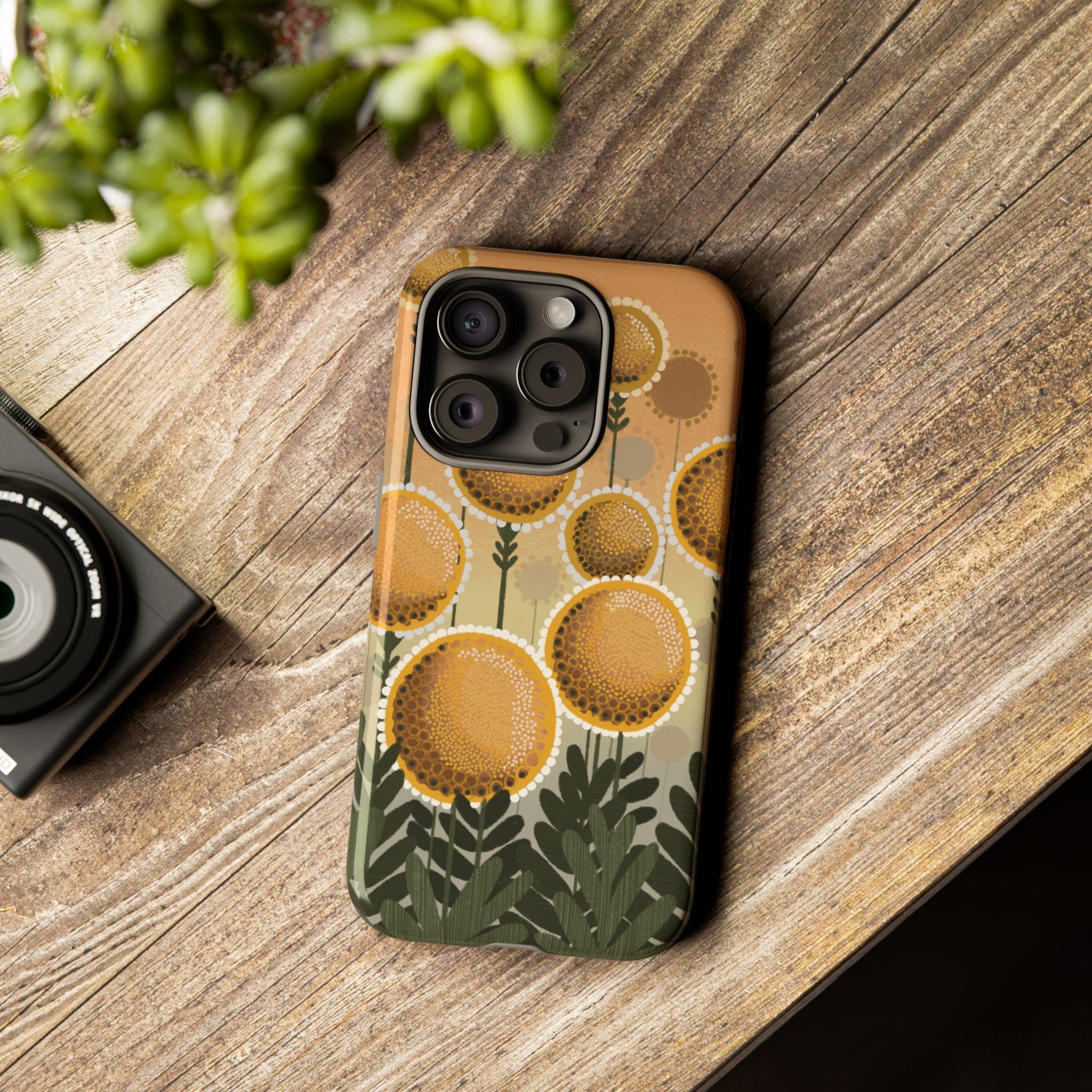 Sunflower Meadow Phone Case — Protective Floral iPhone Cover