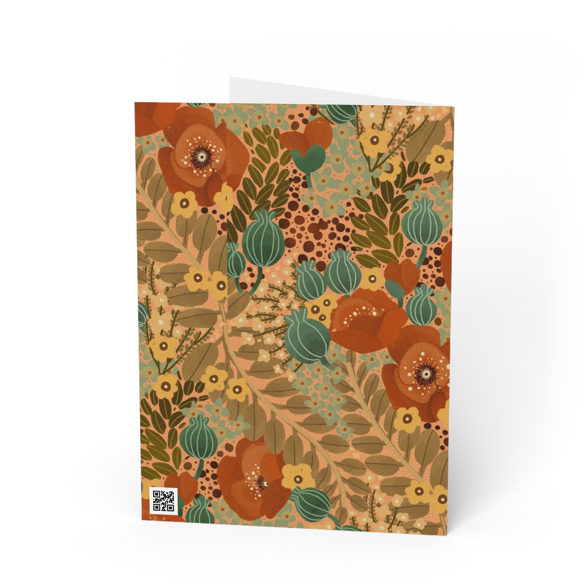 Floral Autumn Bouquet Greeting Card