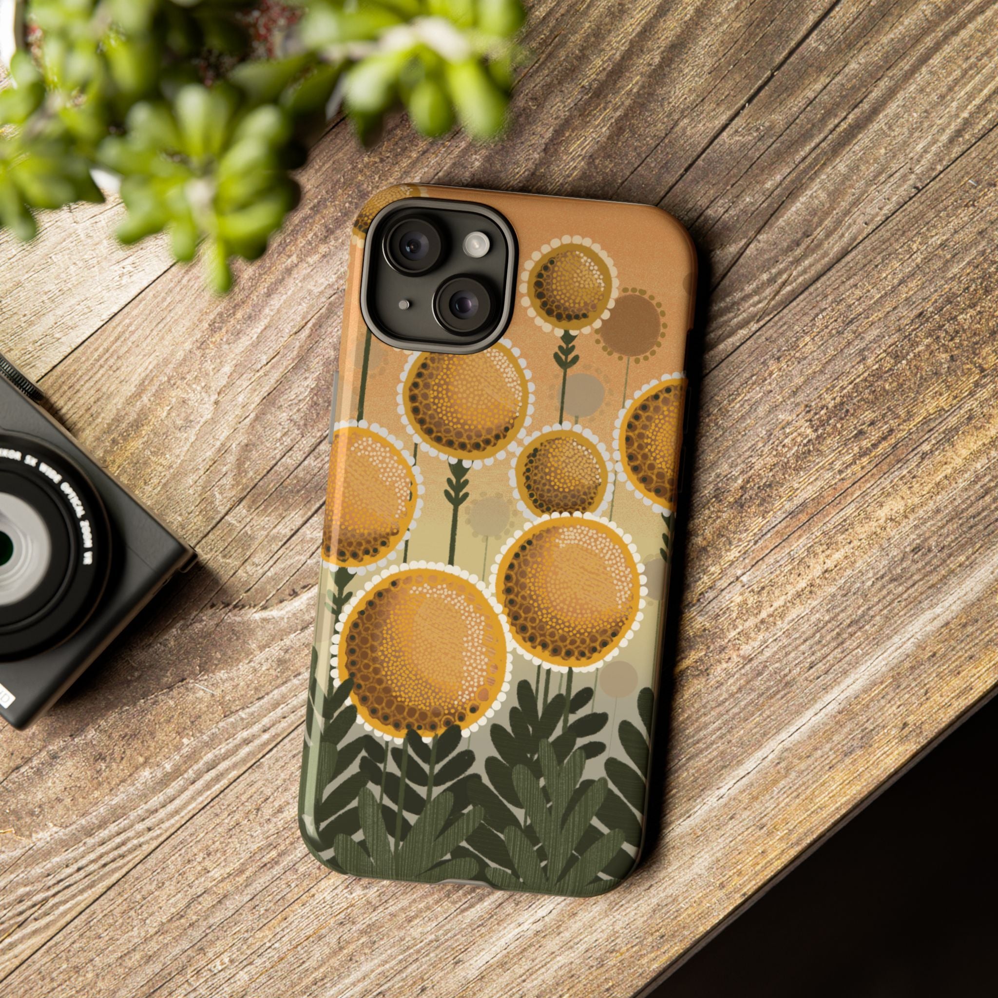 Sunflower Meadow Phone Case — Protective Floral iPhone Cover