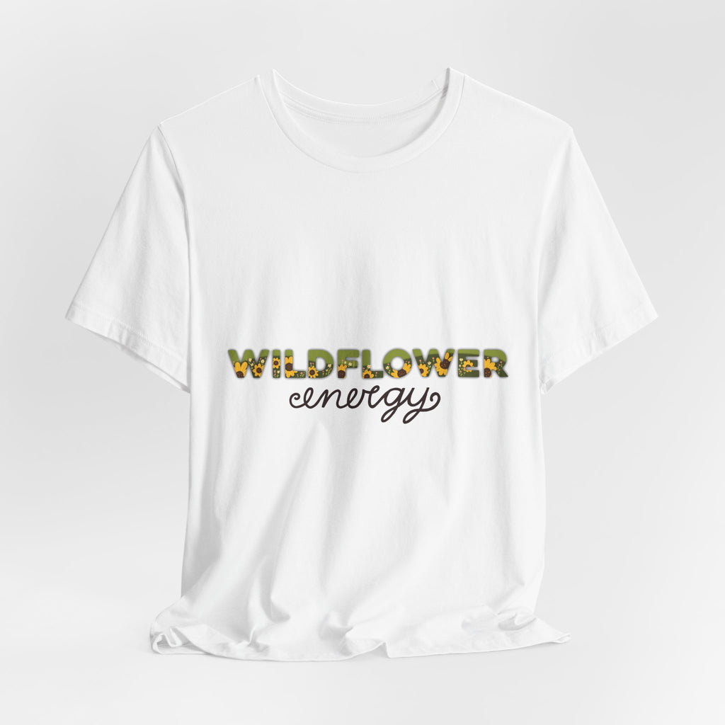 Wildflower Energy T‑Shirt — Floral Graphic Tee