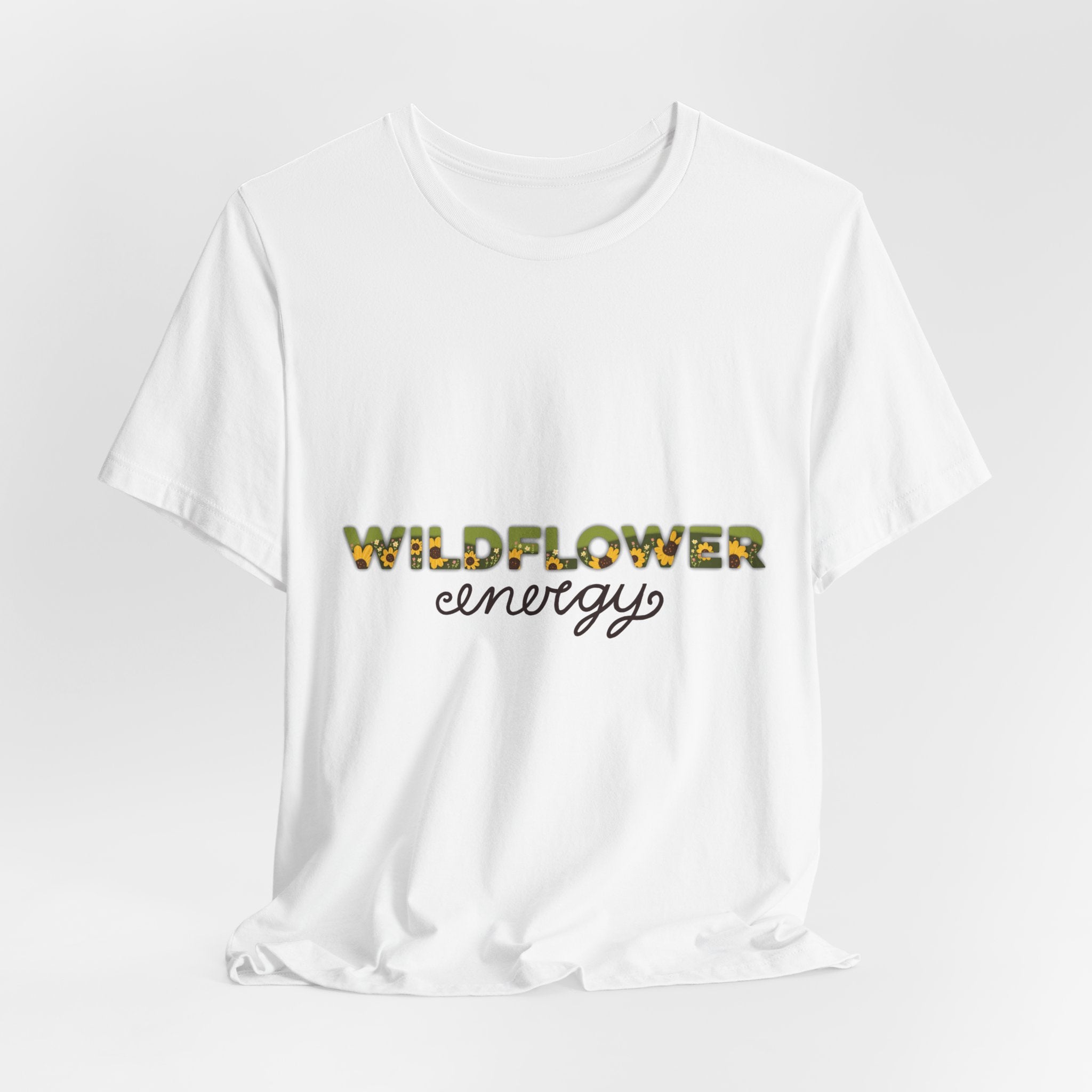 Wildflower Energy T‑Shirt — Floral Graphic Tee