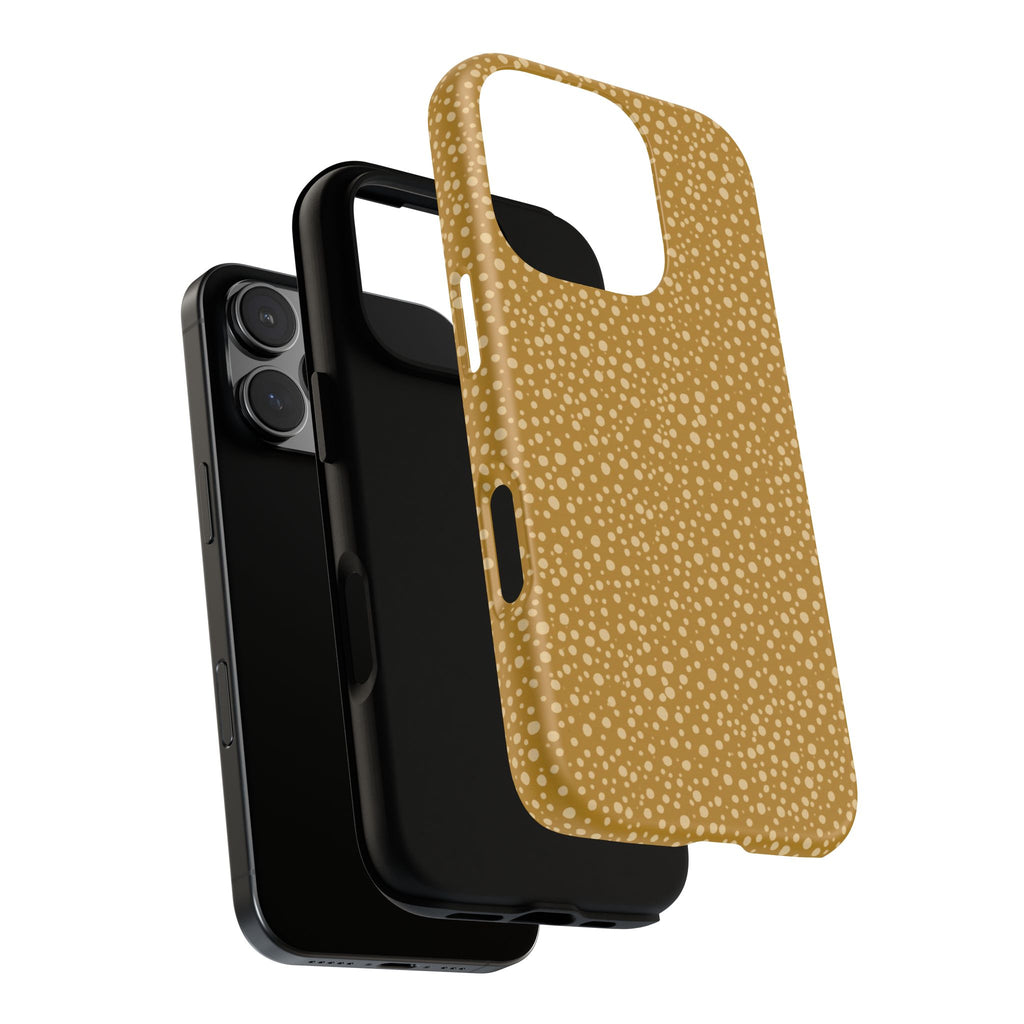 Gold Speckled Pattern Phone Case | Tough Case
