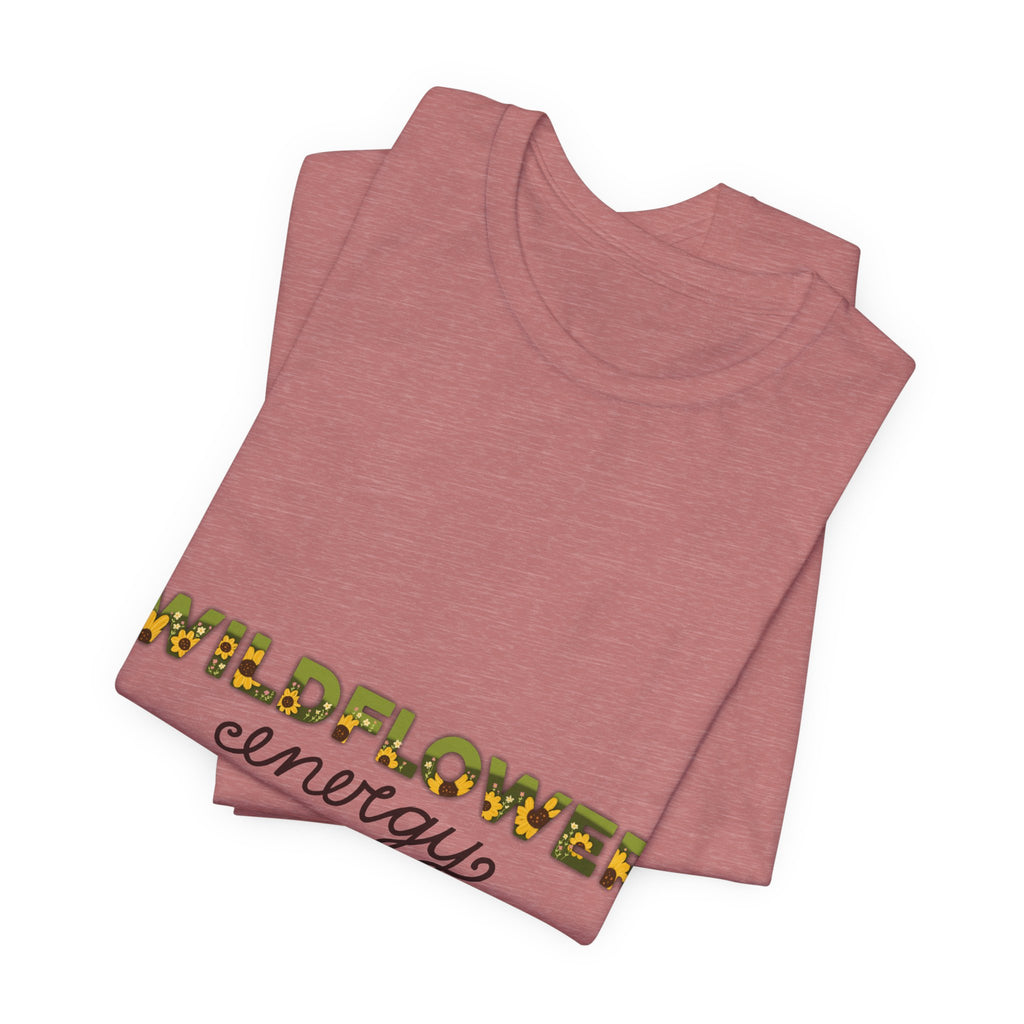 Wildflower Energy T‑Shirt — Floral Graphic Tee