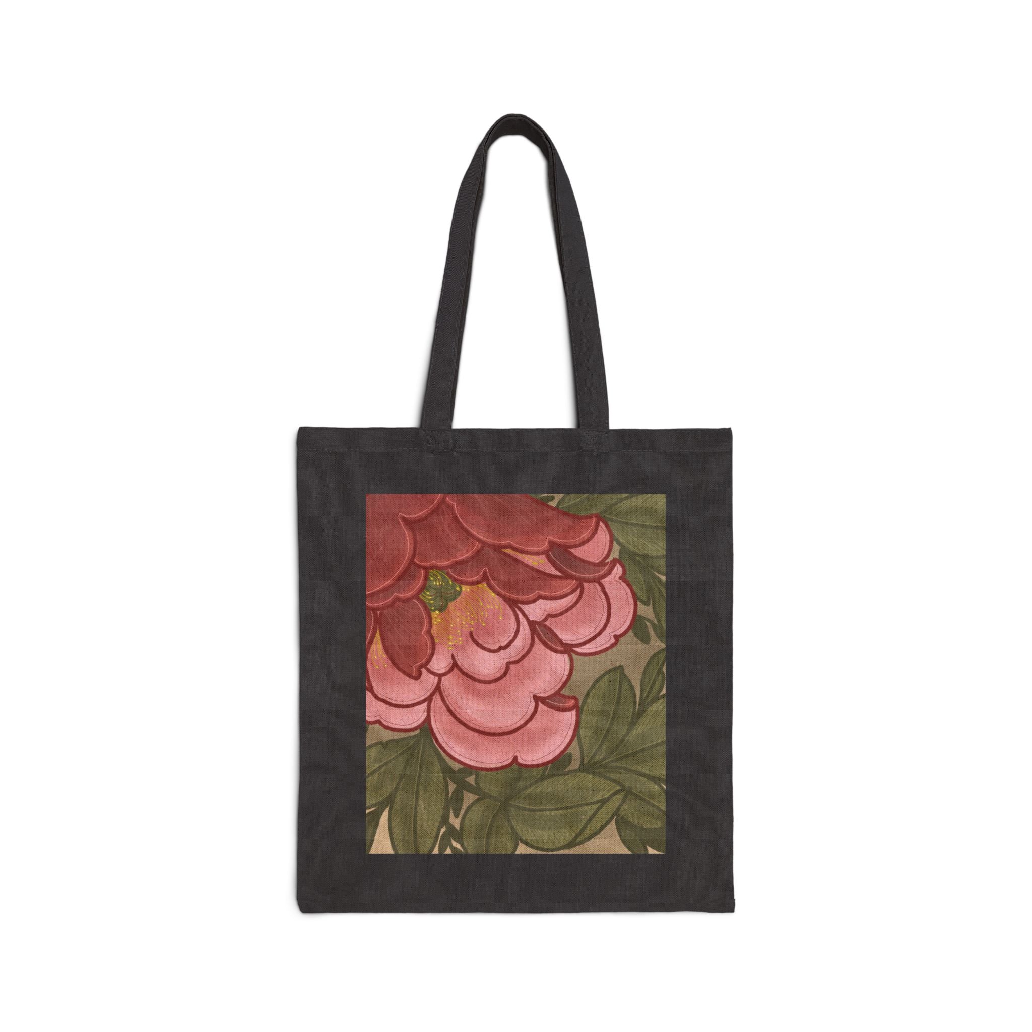 Floral Vintage Rose Tote