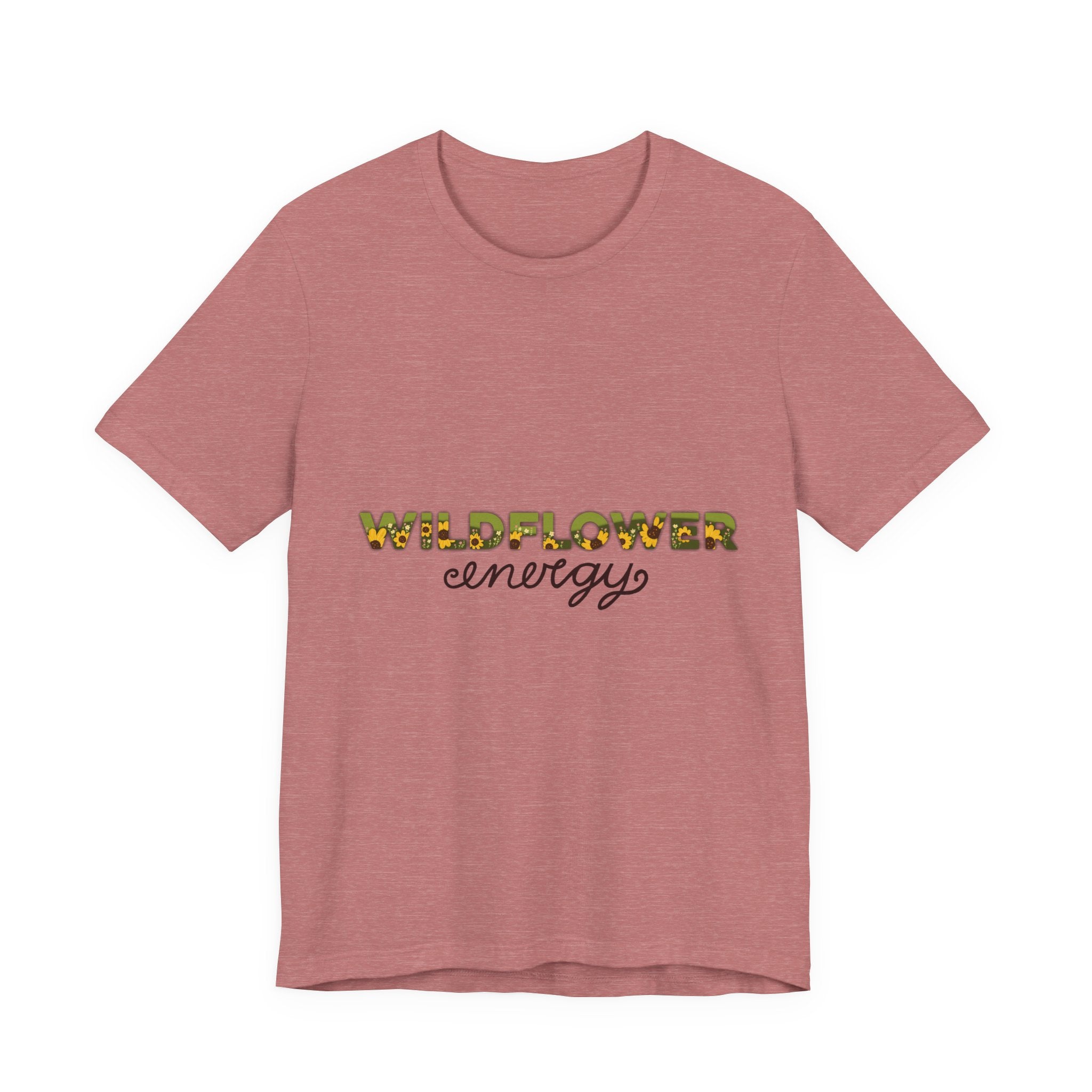 Wildflower Energy T‑Shirt — Floral Graphic Tee