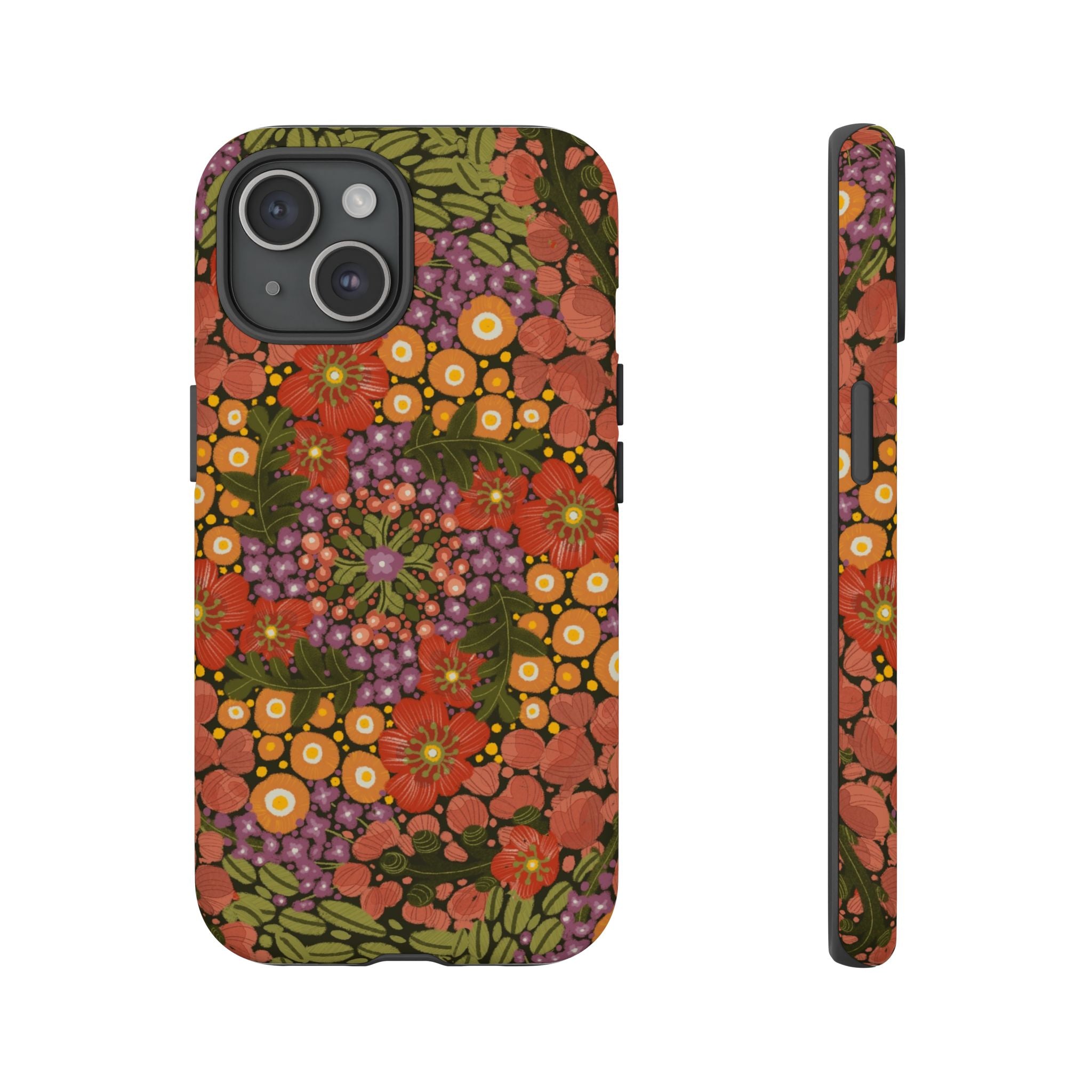 Vintage Floral Pattern Phone Case | Tough Case