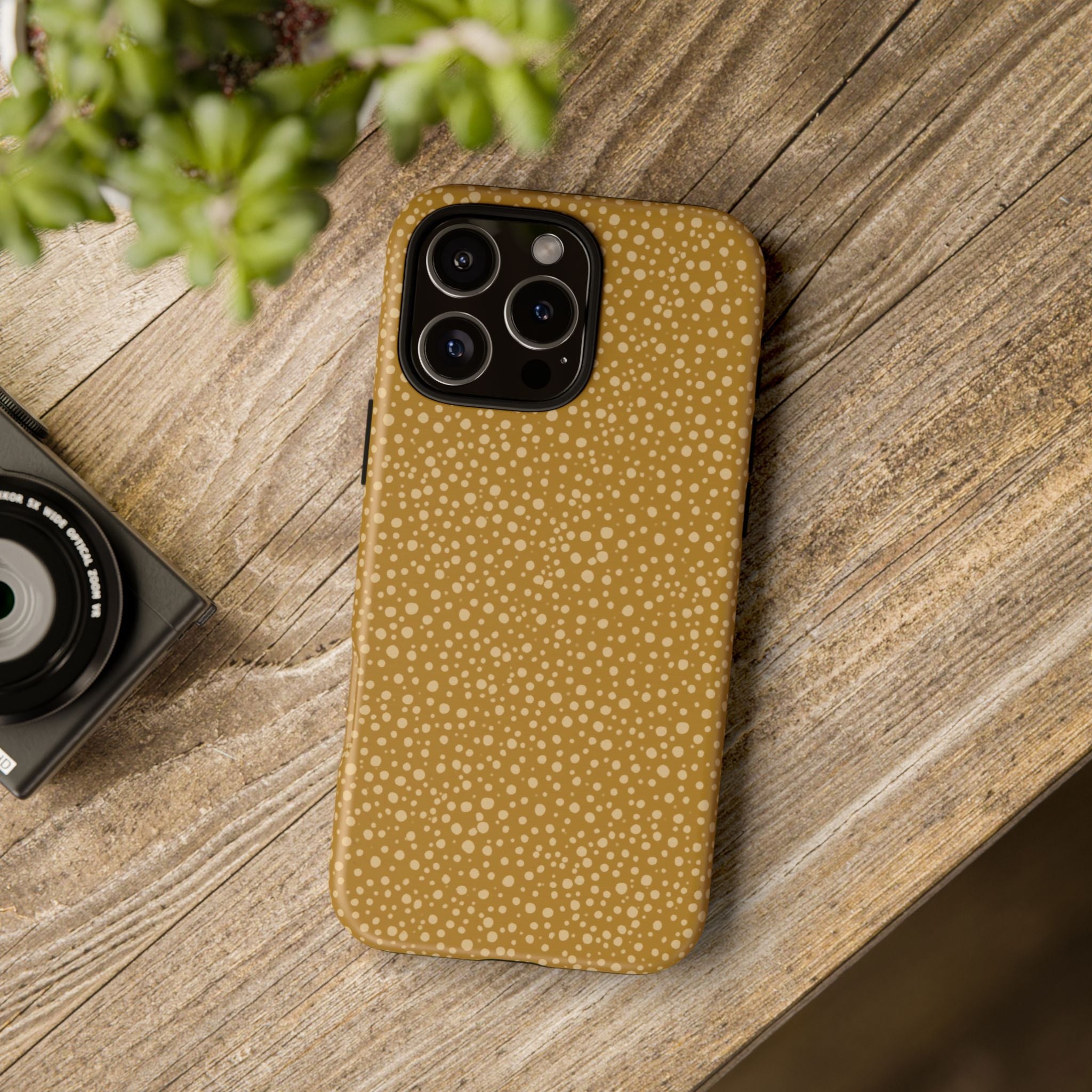 Gold Speckled Pattern Phone Case | Tough Case