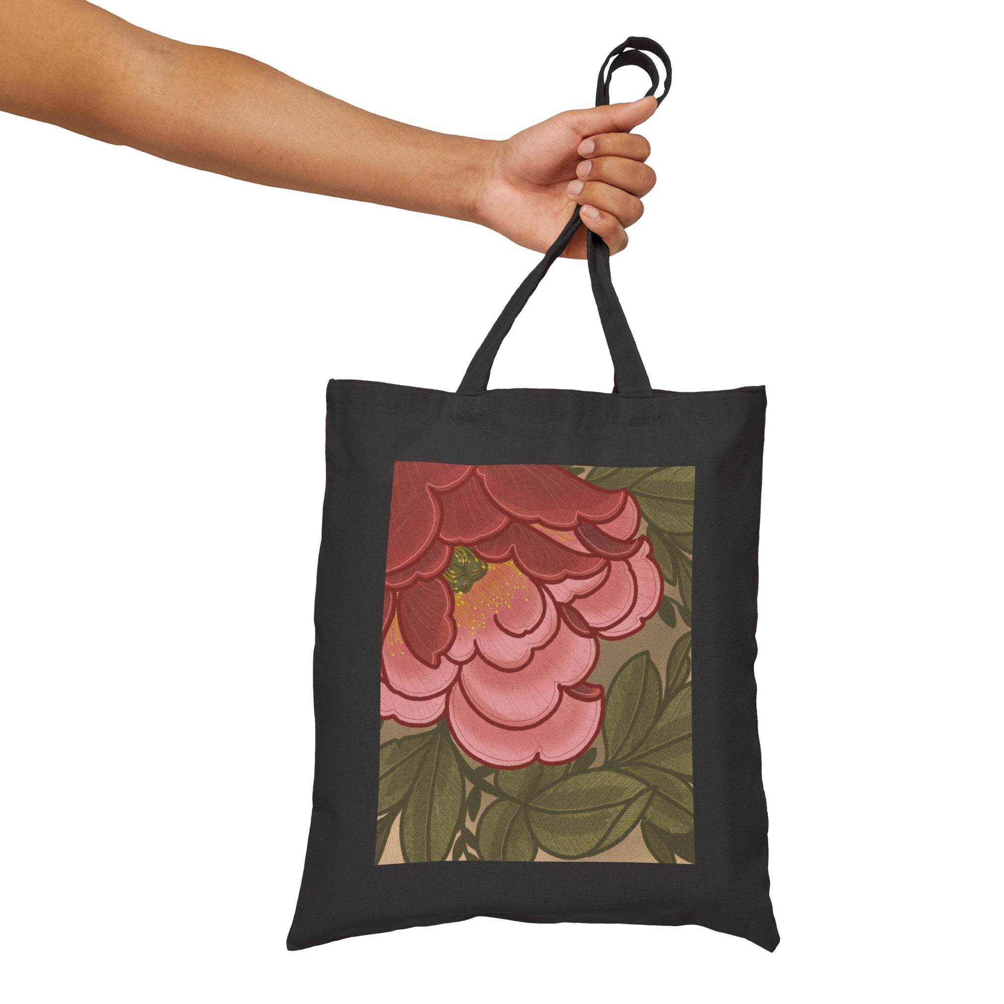 Floral Vintage Rose Tote