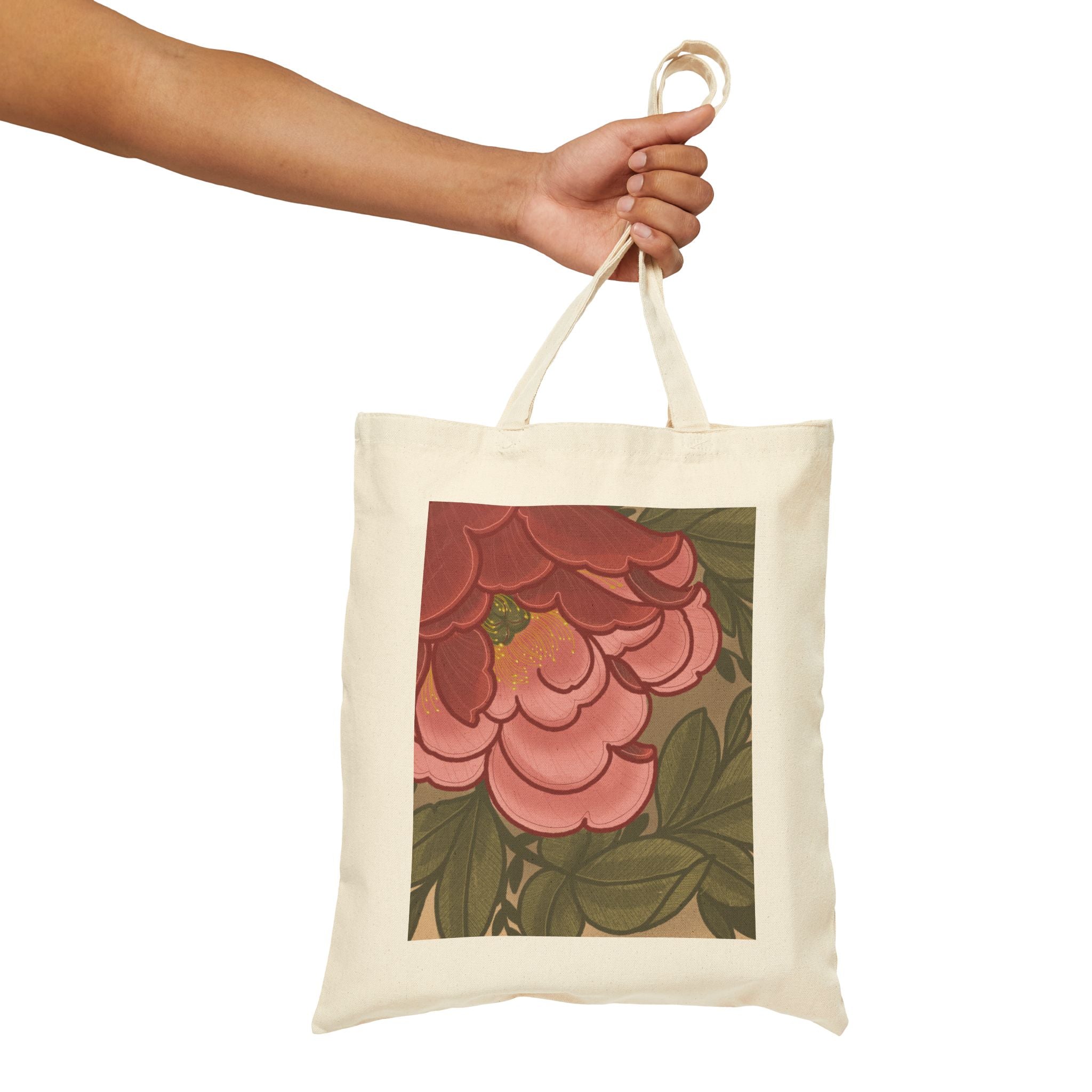 Floral Vintage Rose Tote