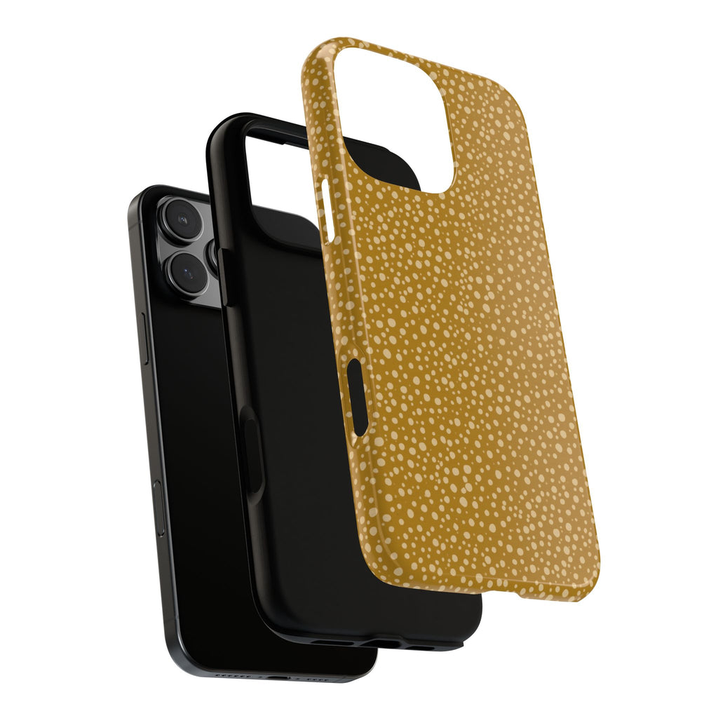 Gold Speckled Pattern Phone Case | Tough Case