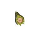 Cute Avocado Sticker — Kawaii Kiss-Cut Laptop & Water Bottle Decal