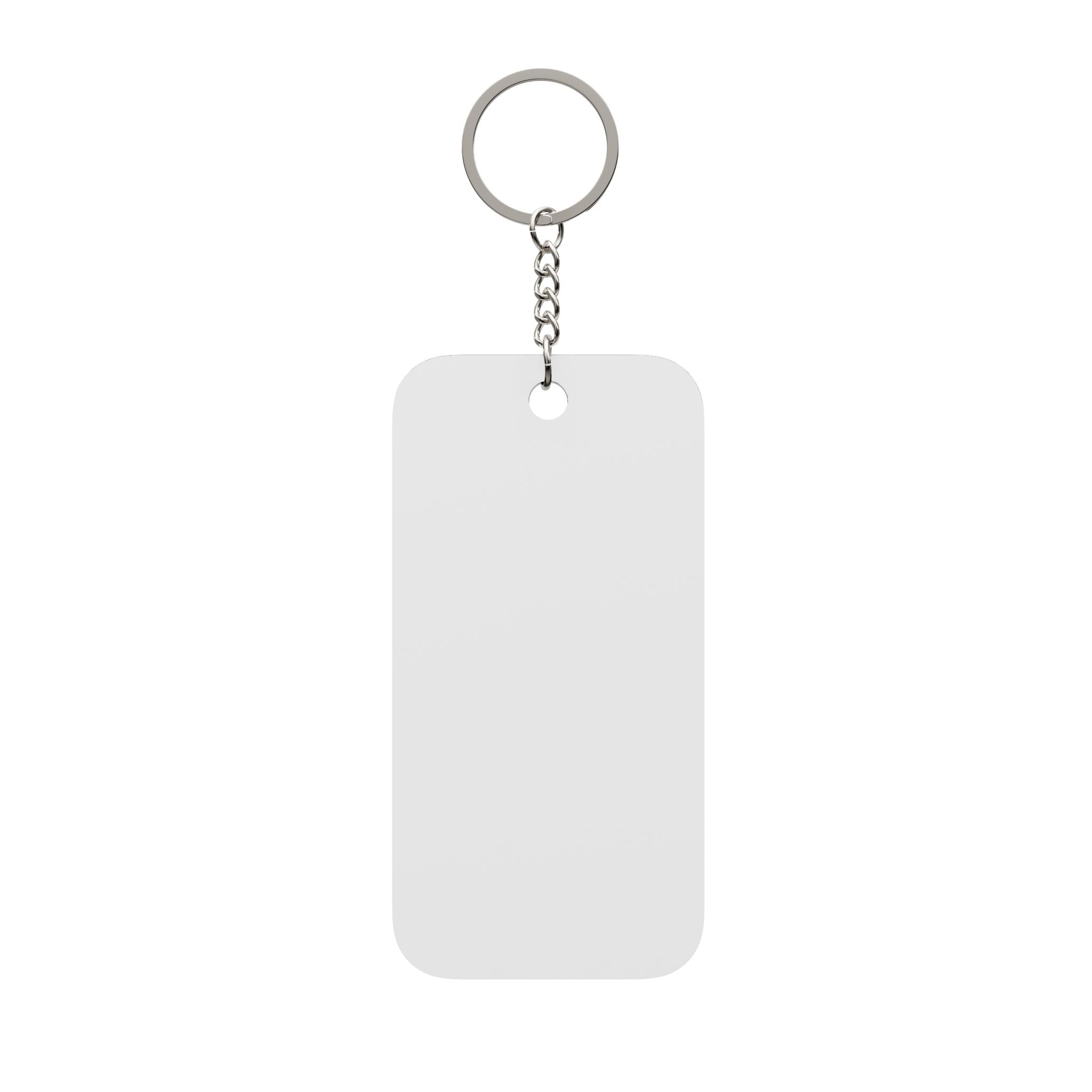 Sunburst Floral Keychain Charm — Double-Sided Botanical Keyring