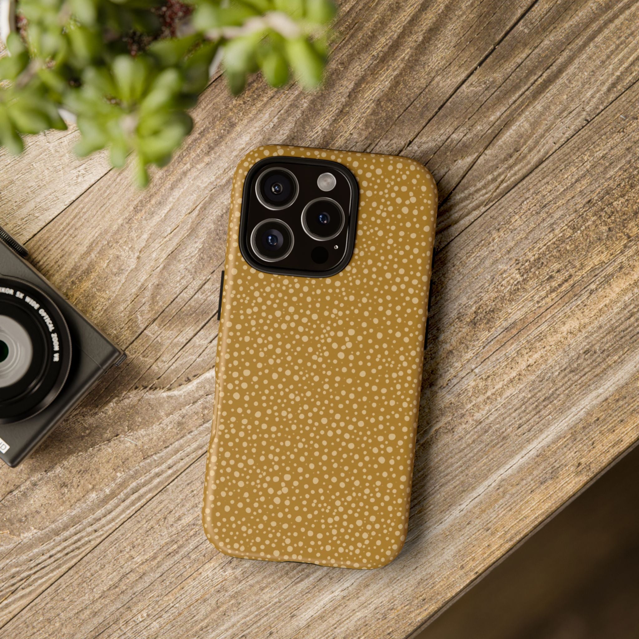 Gold Speckled Pattern Phone Case | Tough Case