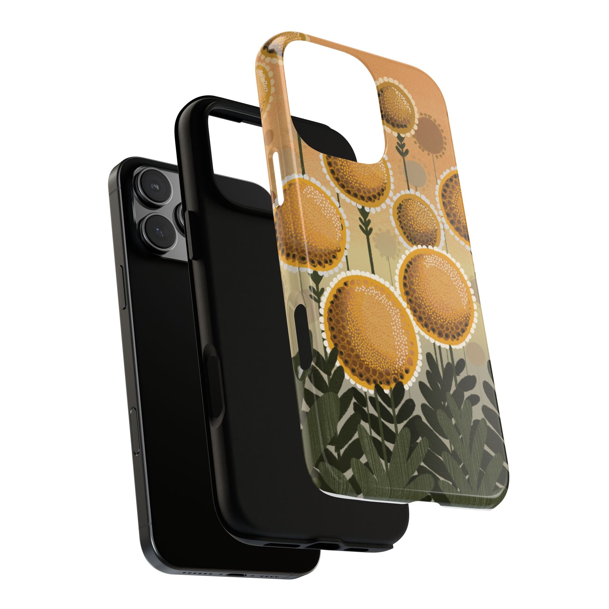 Sunflower Meadow Phone Case — Protective Floral iPhone Cover