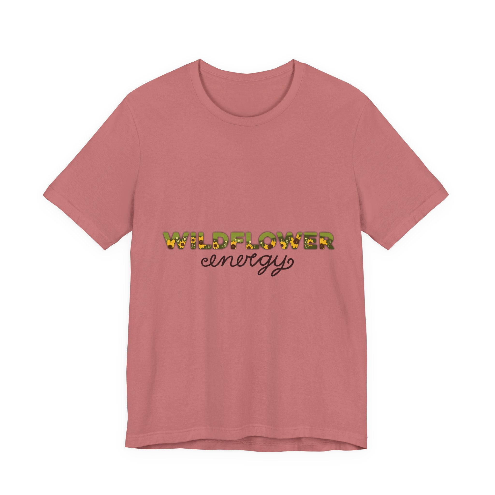 Wildflower Energy T‑Shirt — Floral Graphic Tee